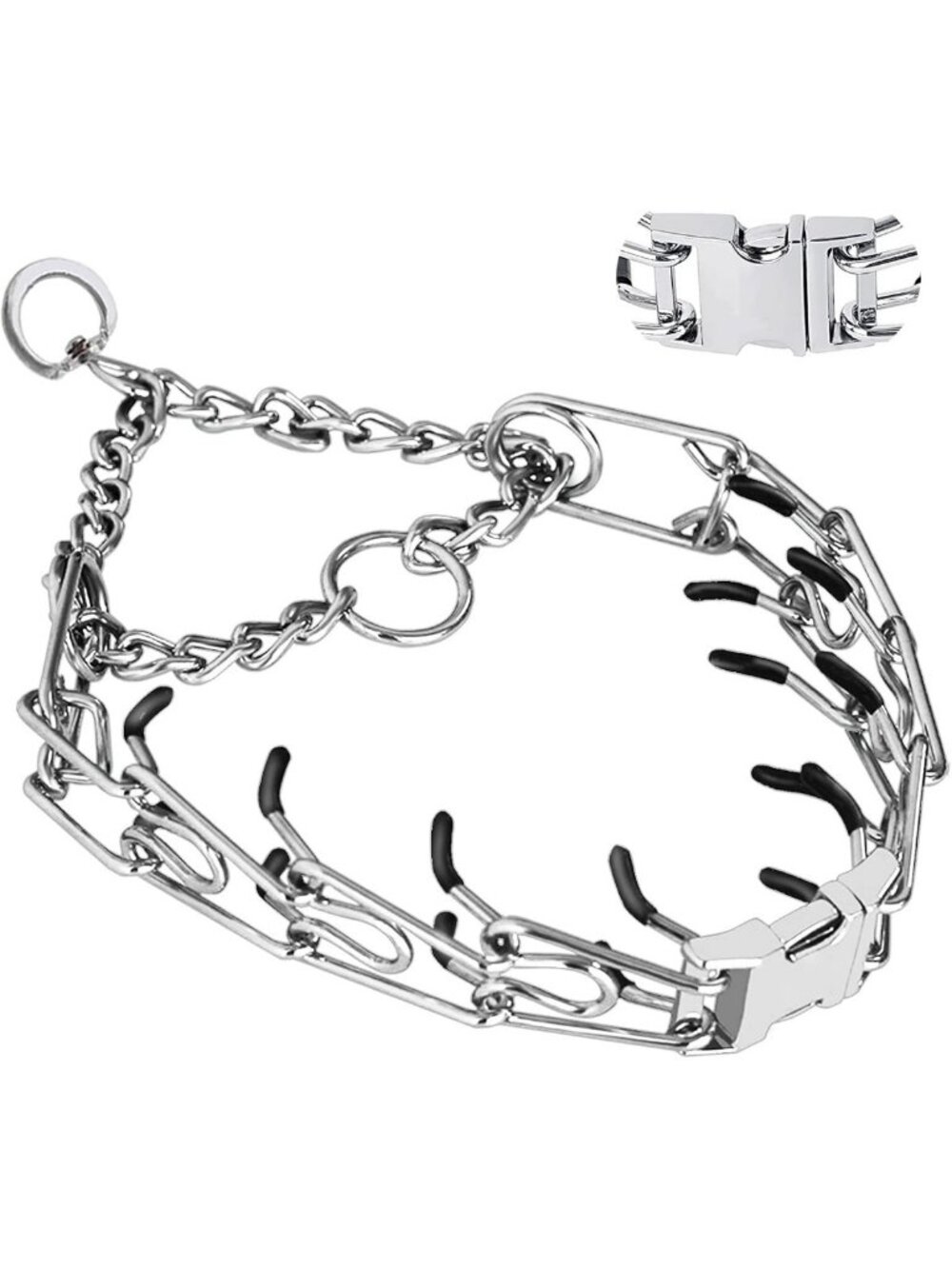 Adjustable Prong Training Collar for Small, Medium & Large Dogs - Effective